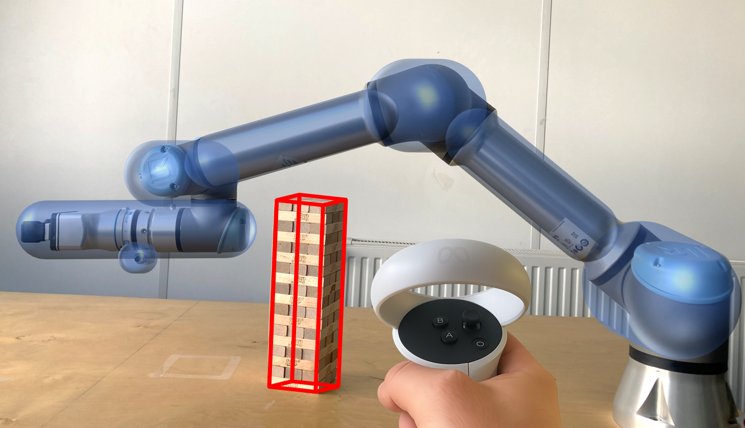 Visual abstract: Robot and obstacle with capsule and polytope collision models